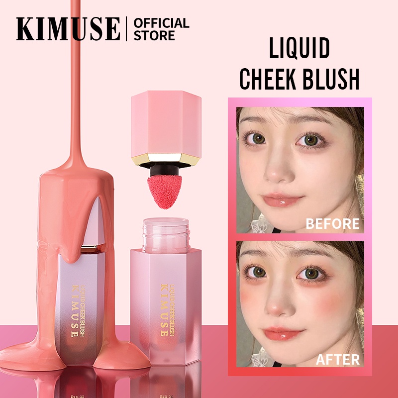 Kem má hồng KIMUSE 7 màu dạng lỏng tùy chọn đẹp mắt 50g
