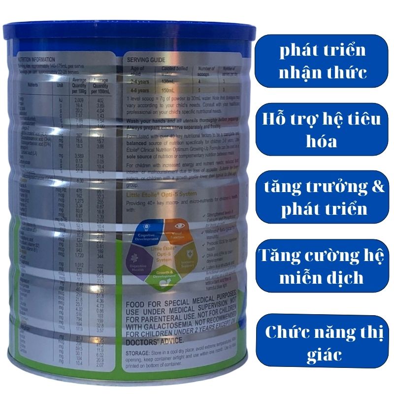 Sữa bột ngôi sao nhỏ max biocare Little etoile nutrition premium infant formula hàng nhập khẩu úc số 4 hôp 800g