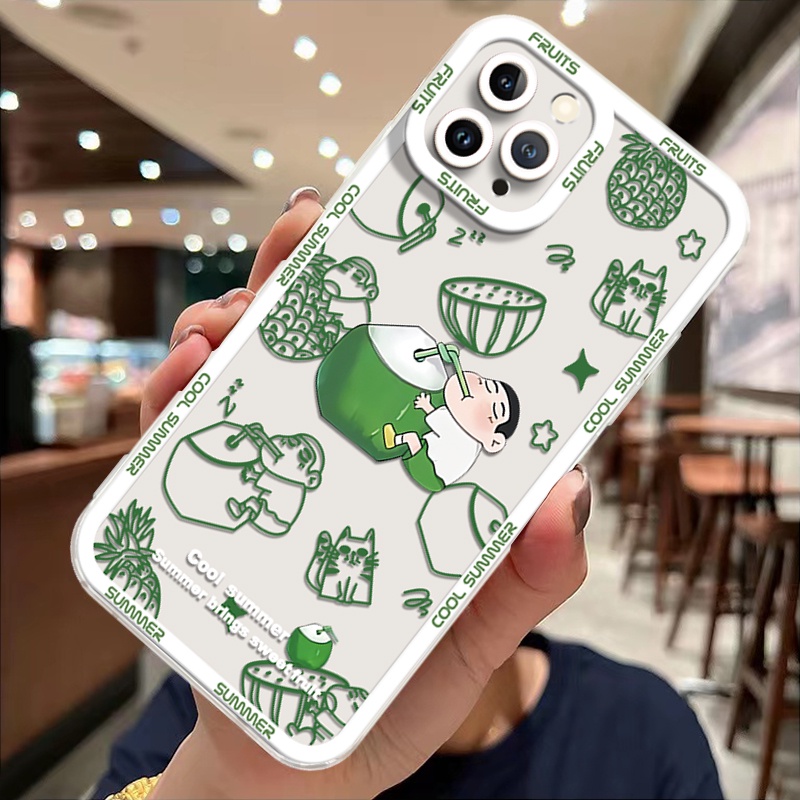 Ốp Điện Thoại TPU Dẻo Trong Suốt Họa Tiết Hoạt Hình Dễ Thương Cho IPhone 14 12 13 6 6S 7 8 Plus X XS XR 11 Pro Max