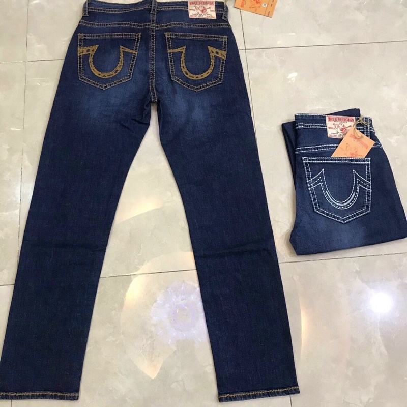 Quần jeans nam ông địa chỉ nổi ống xuông