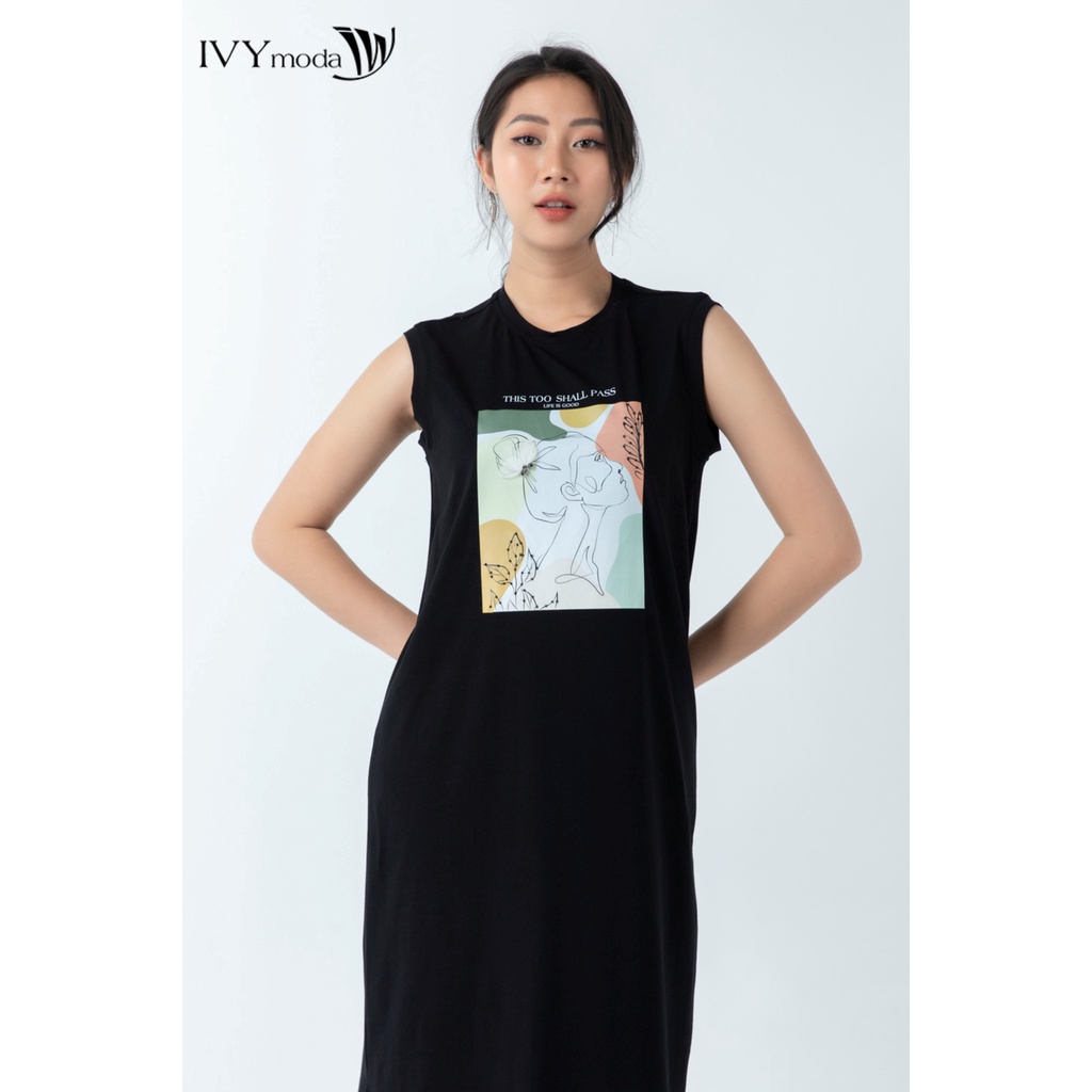 Đầm thun dáng ôm IVY moda MS 42B8681