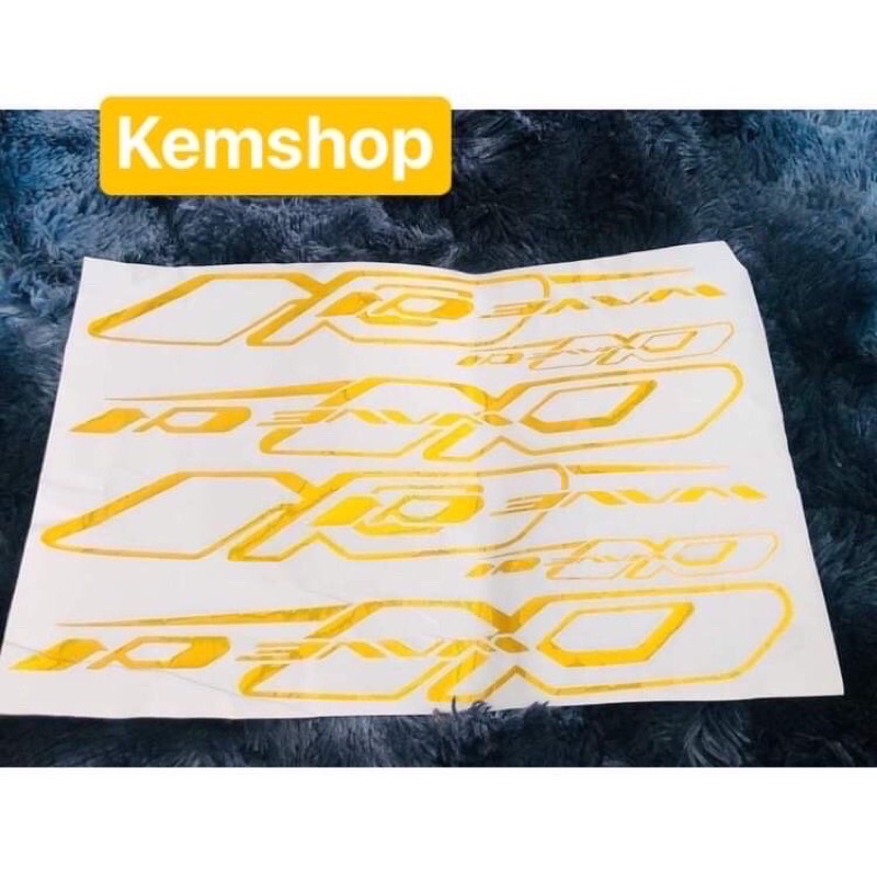 Tem Cắt Crom Dán Các Dòng Xe Wave 50/100/110