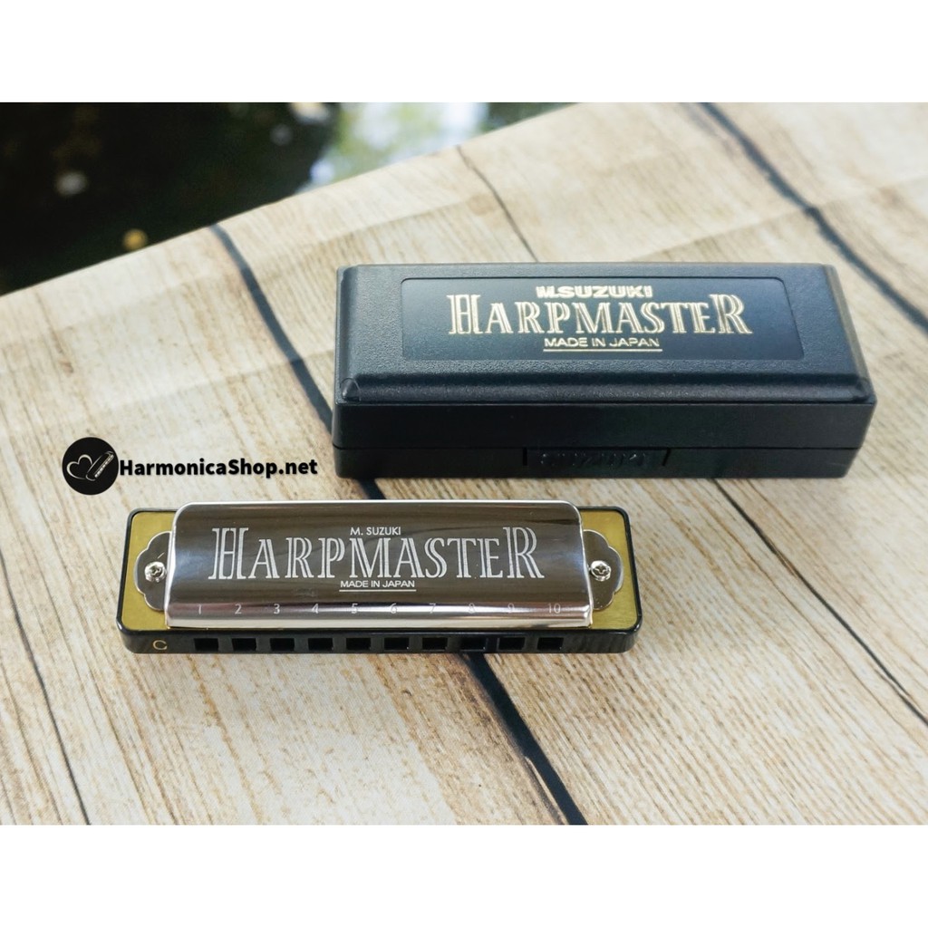Kèn harmonica 10 lỗ Suzuki Harpmaster của Nhật chính hãng