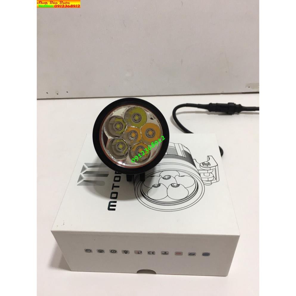 ĐÈN LED TRỢ SÁNG L6X-MOTORFANS CHÍNH HÃNG-CHIP XML2 XỊN – CÔNG SUẤT CHUẨN 60W
