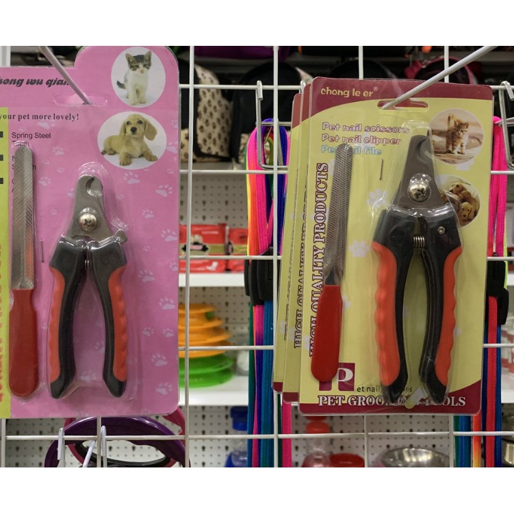 Kìm cắt móng chó mèo kèm dũa móng chân- Phụ kiện thú cưng -ShopPetAz