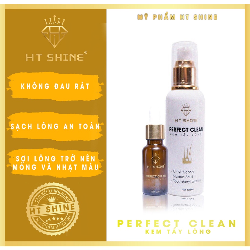 Kem Tẩy Lông HT Shine Triệt  Sạch Các Loại Lông