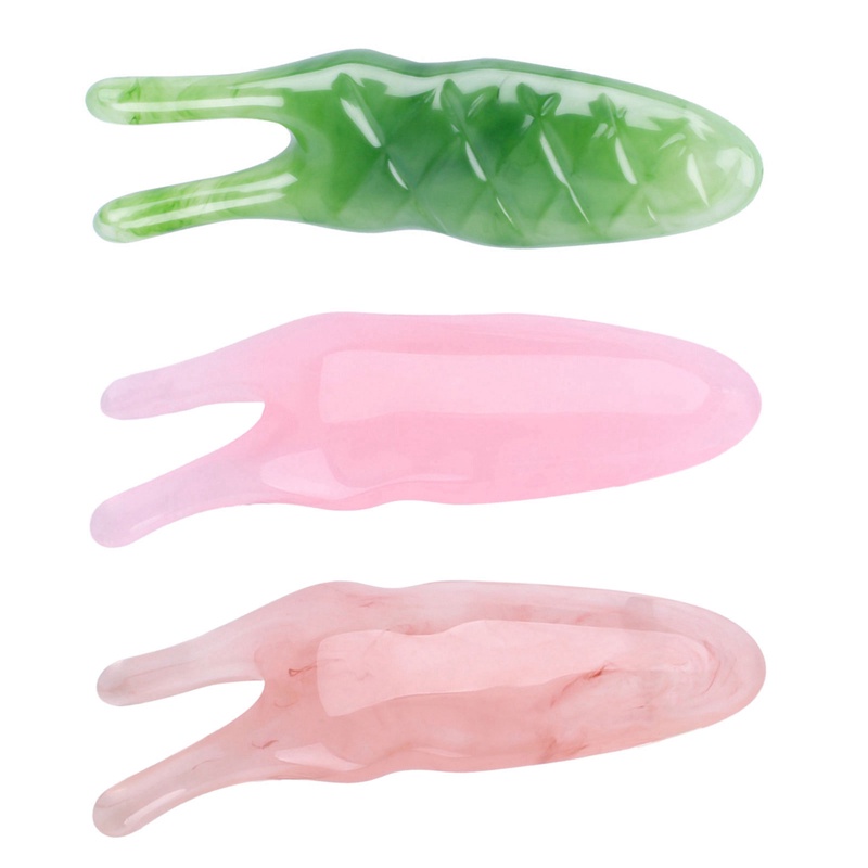 Dụng Cụ Mát Xa Cạo Lông Mũi Làm Đẹp Bằng Nhựa Hai Đầu