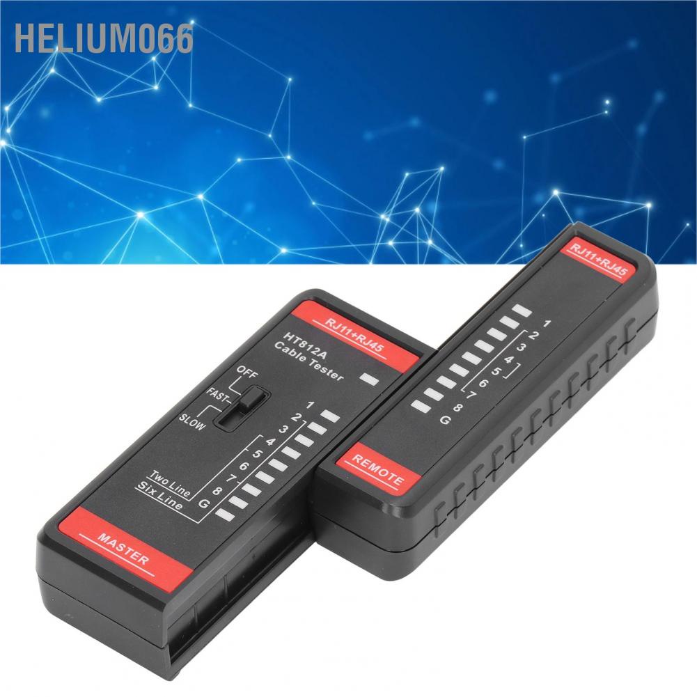 Máy kiểm tra đường dây mạng đa chức năng HT812A Công cụ kiểm tra đường dây điện thoại Máy kiểm tra cáp mạng RJ11 RJ45  Helium066