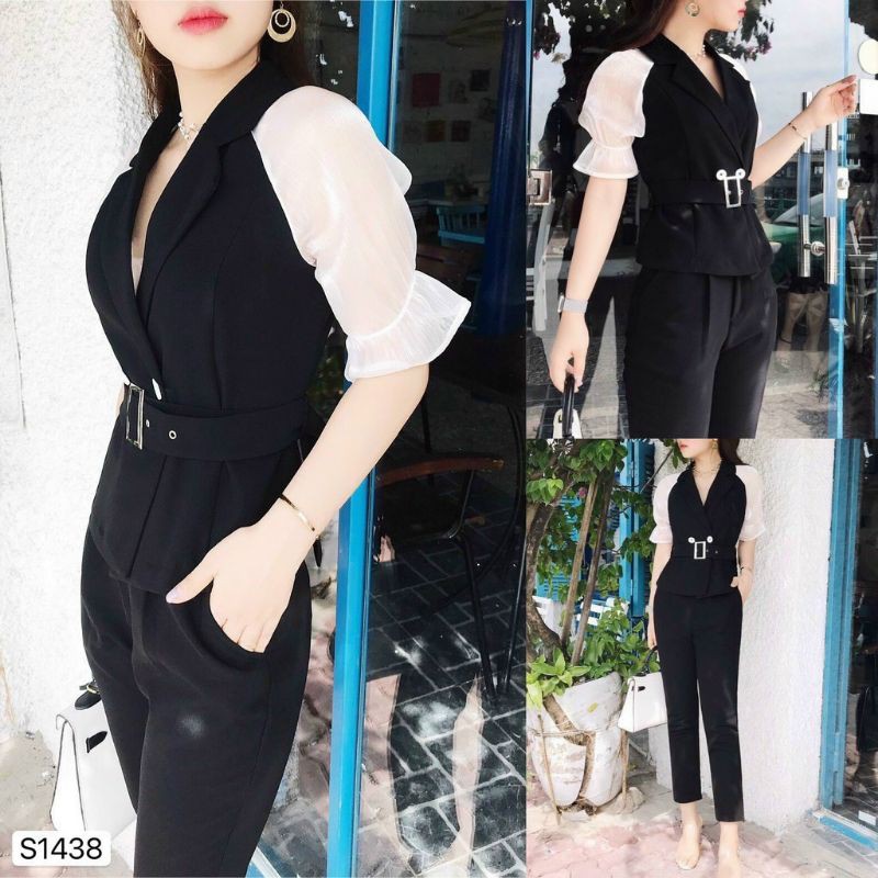 BIGSIZE SET VEST KÈM THẮT LƯNG