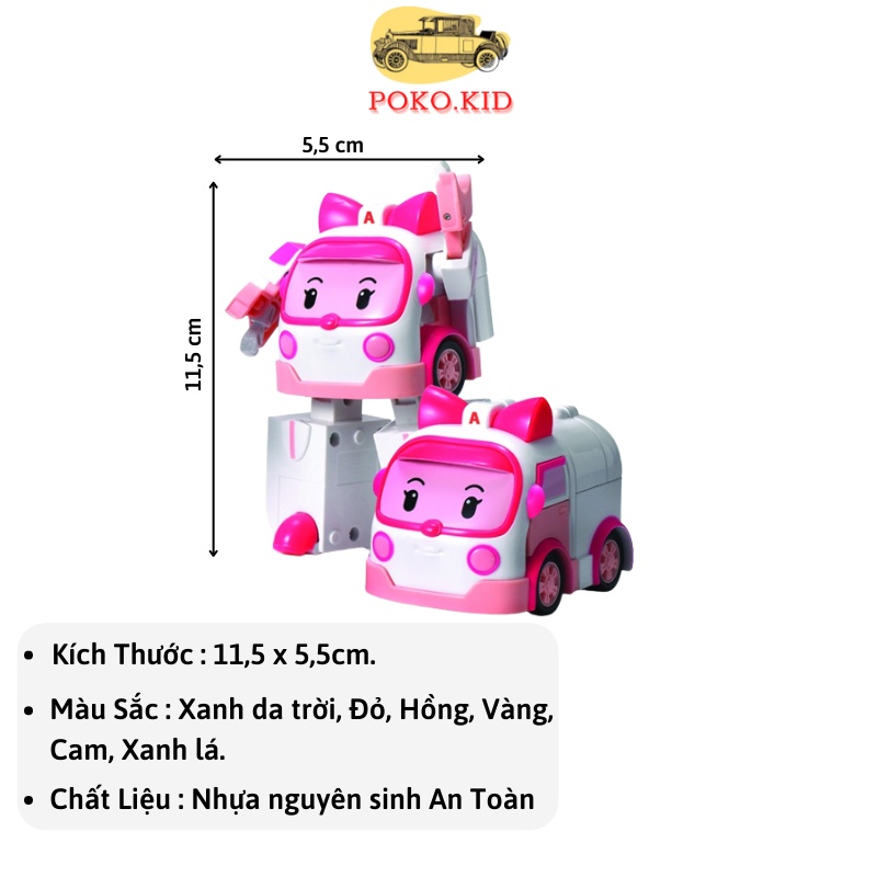 Siêu Xe Biến Hình Poli Và Những Người Bạn Biệt Đội Cứu Hộ Policar Chó Cứu Hộ POKO KID