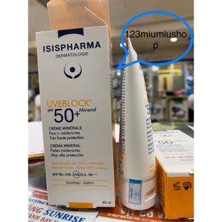 Kem chống nắng dành cho da nhạy cảm UVERLOOK SPF  50+ Mineral ISIS PHẨM(date2024)