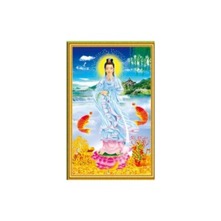tranh thêu phật mẹ quan âm DV6145