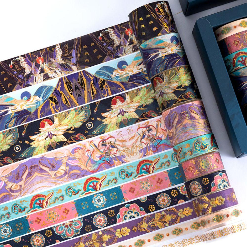 PISTA Set 20 Cuộn Băng Keo Washi Phong Cách Trung Hoa Độc Đáo Mới