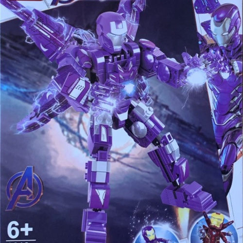 Bộ đồ chơi Lego Avengers cho bé lắp ráp xếp hình Robot siêu anh hùng +415 chi tiết 9012