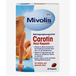 Chống nắng Carotin hộp 60 viên của Đức