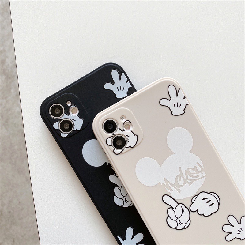 Ốp lưng điện thoại iphone hình mic.key dẻo cạnh vuông bảo vệ camera 7plus/8plus/xs/xsmax/11/12/13/pro/promax