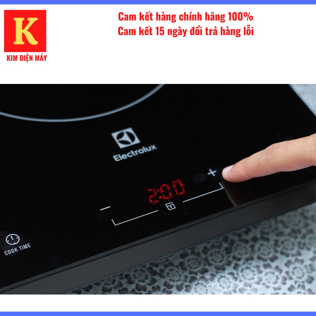 Bếp điện từ đơn Electrolux ETD29KC-công suất 2000W tiết kiệm điện- bảo hành 24 tháng toàn quốc