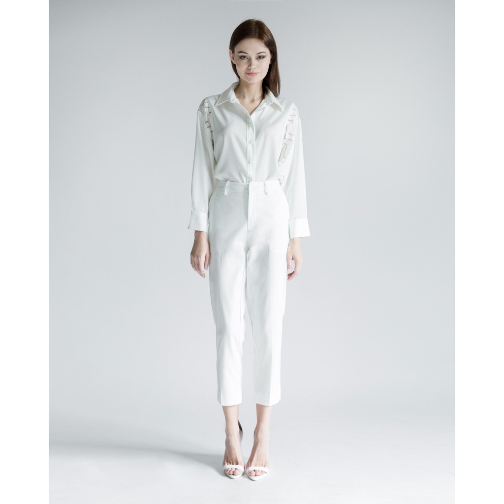 Quần kaki baggy công sở lưng cao J-P Fashion 19006405