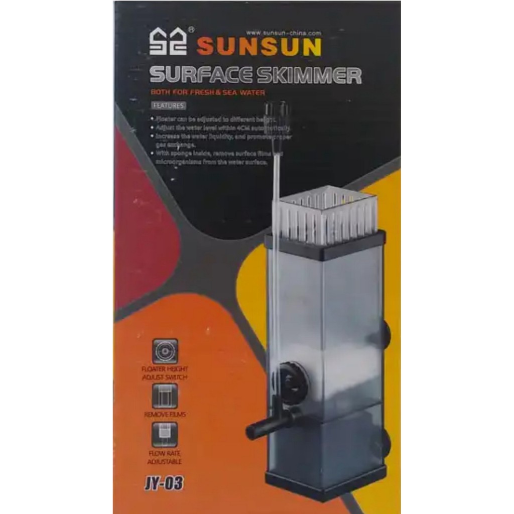 LỌC VÁNG SUNSUN JY03 JY02 EY03 - MÁY LỌC XỬ LÝ CẶN BẨN VÁNG DẦU BỀ MẶT CHO BỂ CÁ CẢNH THỦY SINH GIÁ TỐT