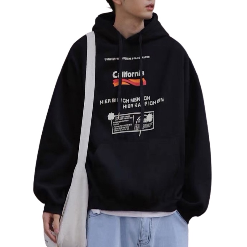 Áo hoodie in chữ CALIFORNIA tinh tế - HD005 PHONUi