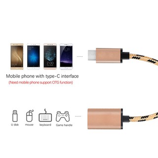 Dây Cáp Chuyển Đổi Từ Cổng Type C Sang Usb Type A Otg