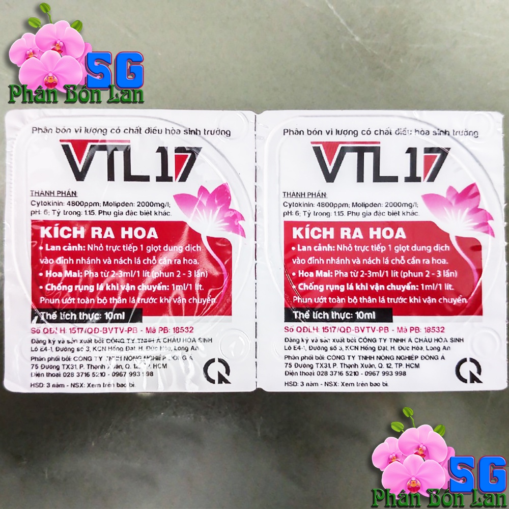 Thuốc Kích Hoa VTL17 – Nhỏ giọt đầu ngọn để kích hoa