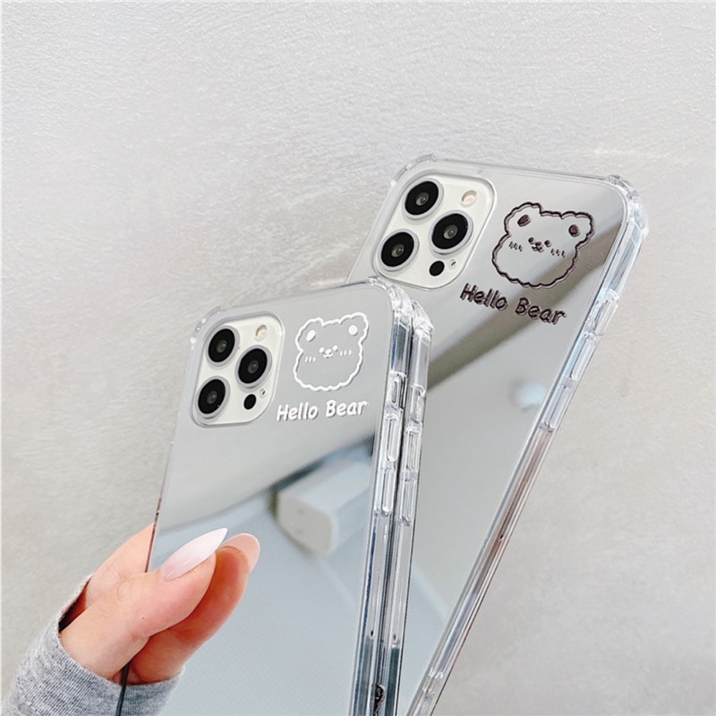 ỐP TRÁNG GƯƠNG GẤU BEARS ĐỦ DÒNG ĐT IPHONE SAMSUNG OPPO VIVO XIAOMI