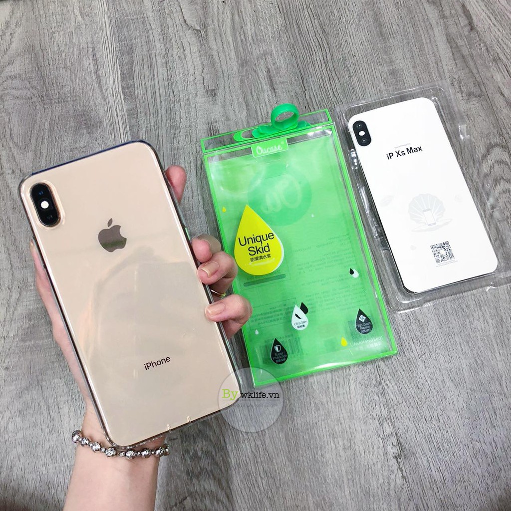 Ốp Iphone Dẻo Trong Suốt Oucase Chống Trơn Trượt