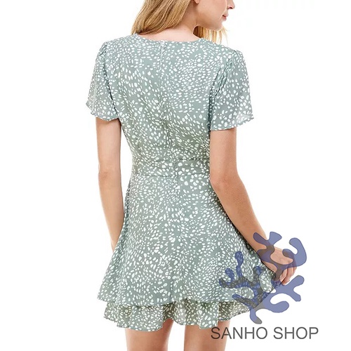 Đầm Emerald Sundae Floral Ruffle