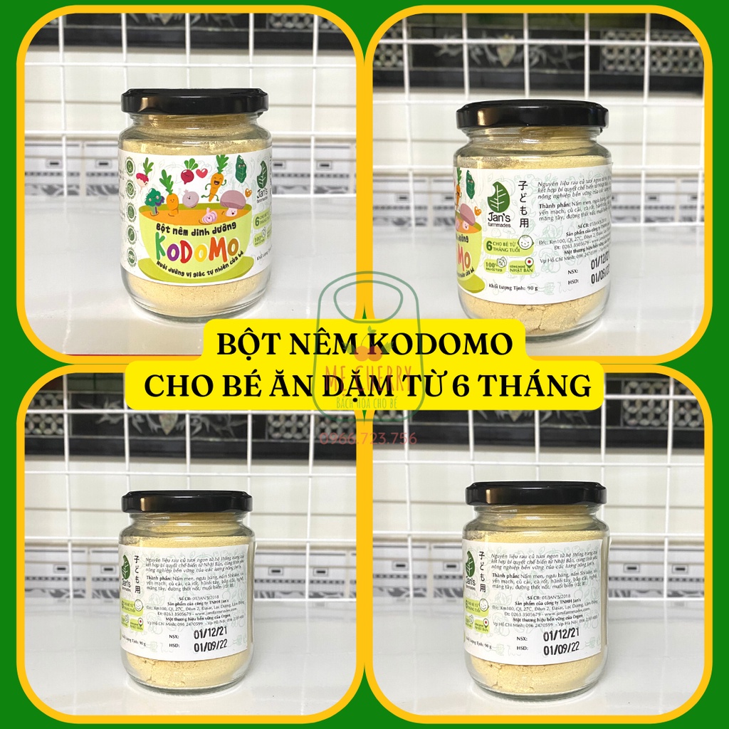 BỘT NÊM DINH DƯỠNG KODOMO GIÀNH CHO BÉ TỪ 6 THÁNG