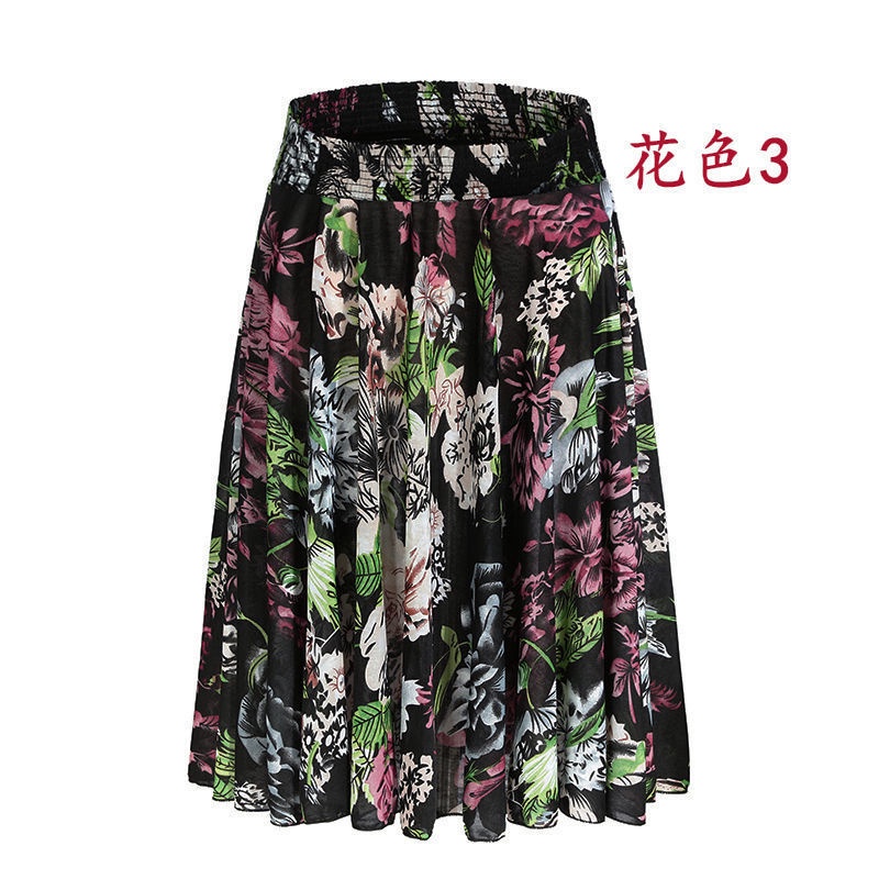 Chân Váy Lụa Dài Cho Phụ Nữ Trung Niên Và Người Lớn Tuổi