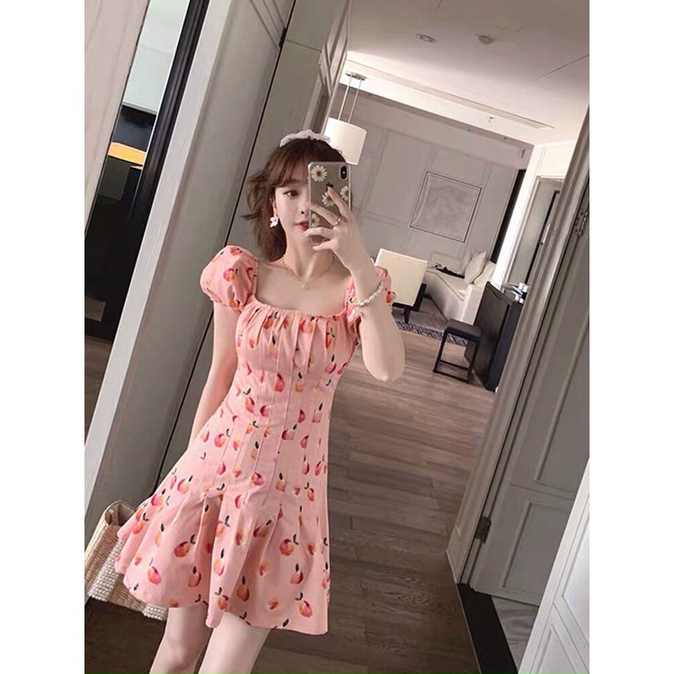 Đầm Nữ Dáng Xòe Cá Tính Trẻ Trung Nhẹ Nhàng Họa Tiết Hình Cực Xinh