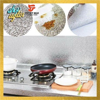 Cuộn Giấy Bạc Dán Bếp, Dán Kệ Tủ Chống Thấm,ẩm ướt, chống cháy Chịu Nhiệt Chống Thấm ẩm, sạch dầu mỡ,rất Tiện Lợi