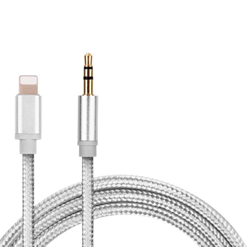 Lightning to 3.5mm Jack Male to Male Audio AUX Lead Cable for iPhone 7 8 X iOS12/3.5mm Stereo Male Audio Cable