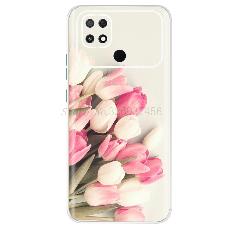 Ốp Điện Thoại TPU Dẻo Họa Tiết Hoạt Hình Bông Hoa Xinh Xắn Cho Xiaomi Poco C40 Xiomi Poco C40 PocoC40 2022