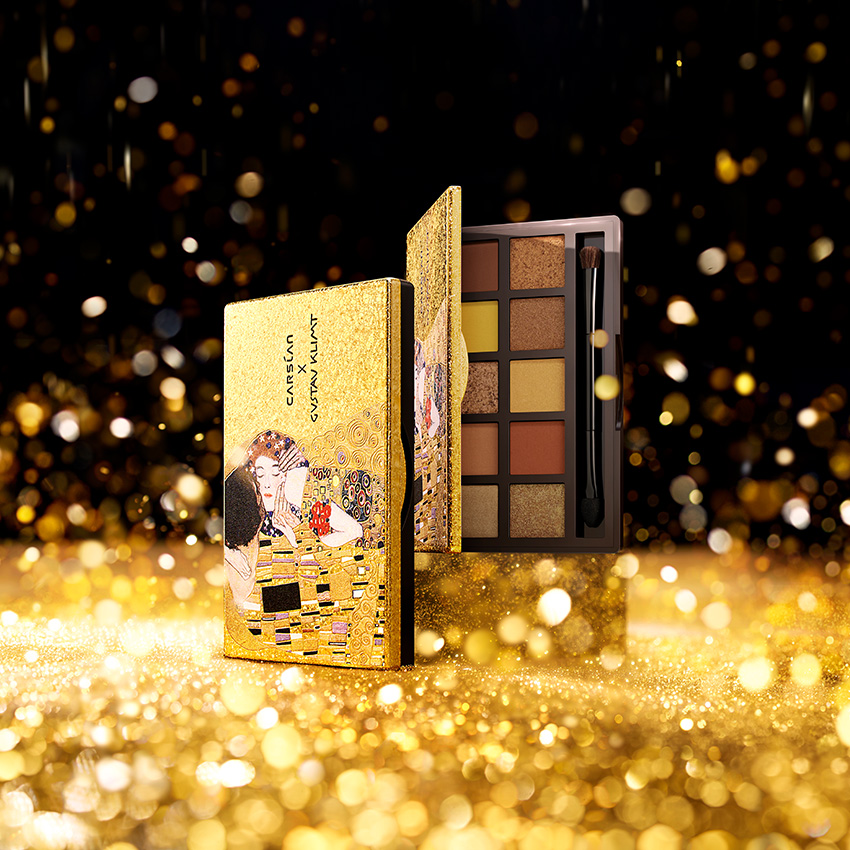 Bảng Phấn Mắt Carslan X Klimt 10 Màu Tông Nhũ Phiên Bản Giới Hạn 12g | BigBuy360 - bigbuy360.vn