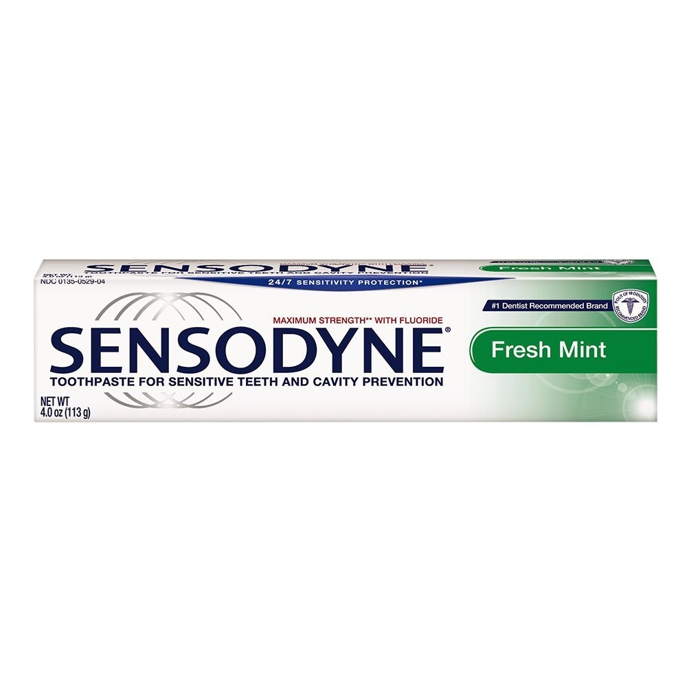 2 hộp kem đánh răng Sensodyne Fresh Mint 100g