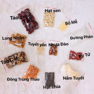 Set 12 vị chè Dưỡng Nhan 500gr