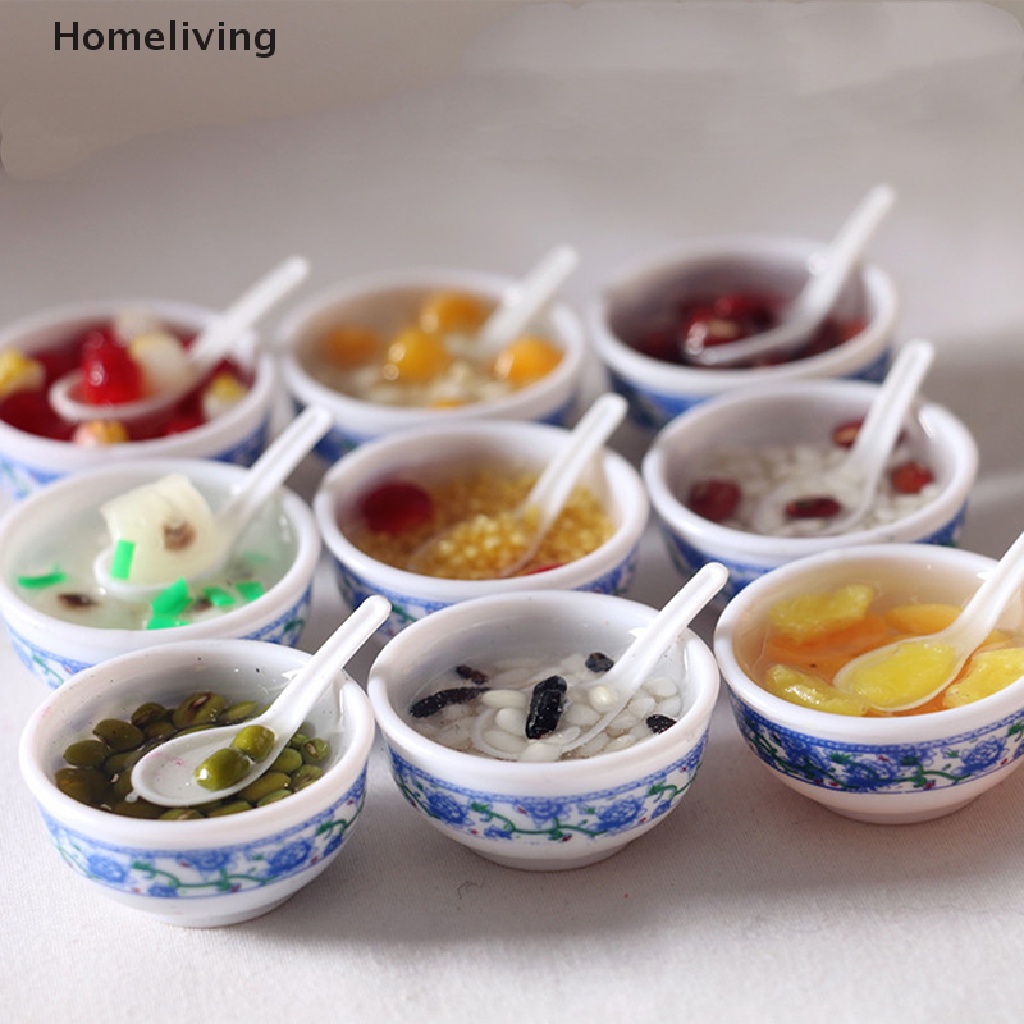 Bát Ăn Tráng Miệng Mini Tỉ Lệ 1: 6 Cho Nhà Búp Bê