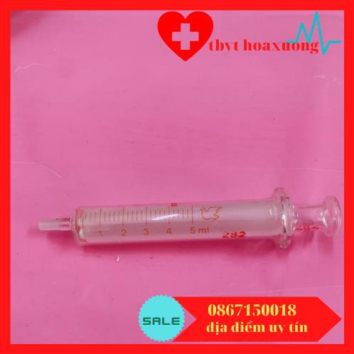 Bơm Tiêm Thuỷ Tinh Các Kích Cỡ 5ml, 10ml, 20ml, 30ml, 50ml, 100ml