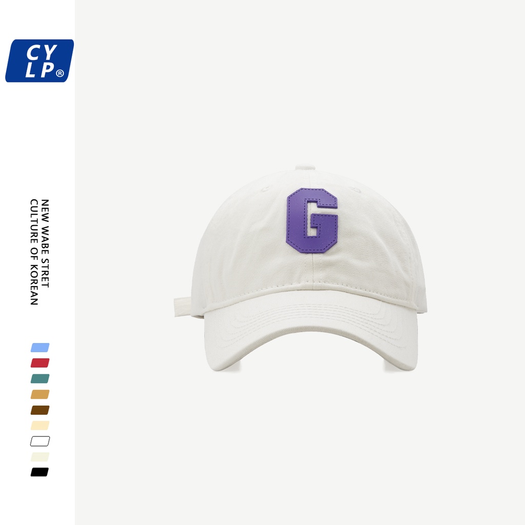 Mũ Lưỡi Trai Mềm Chất Lượng Cao In Chữ G Phong Cách Hàn Quốc Dễ Phối Đồ Thời Trang Xuân Hè Cho Nam Và Nữ