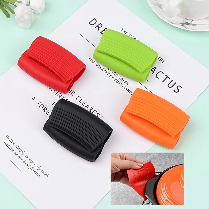 Găng Tay Nhấc Nồi Bằng Silicone Cách Nhiệt Tiện Dụng Cho Nhà Bếp