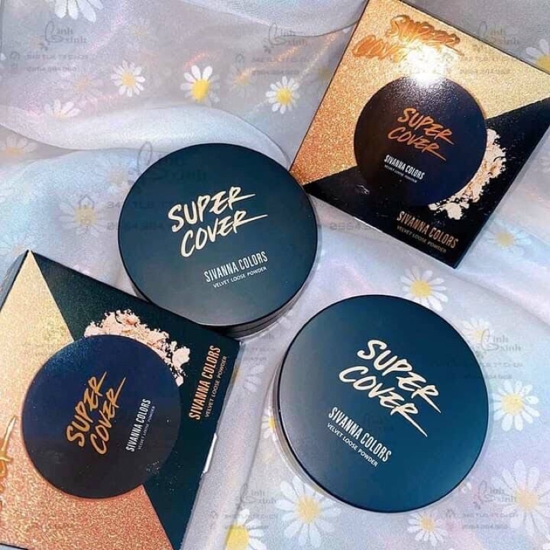 🌞🌞🌞🌞Phấn phủ kiềm dầu chống nắng Sivanna Velvet Loose Powder HF6050