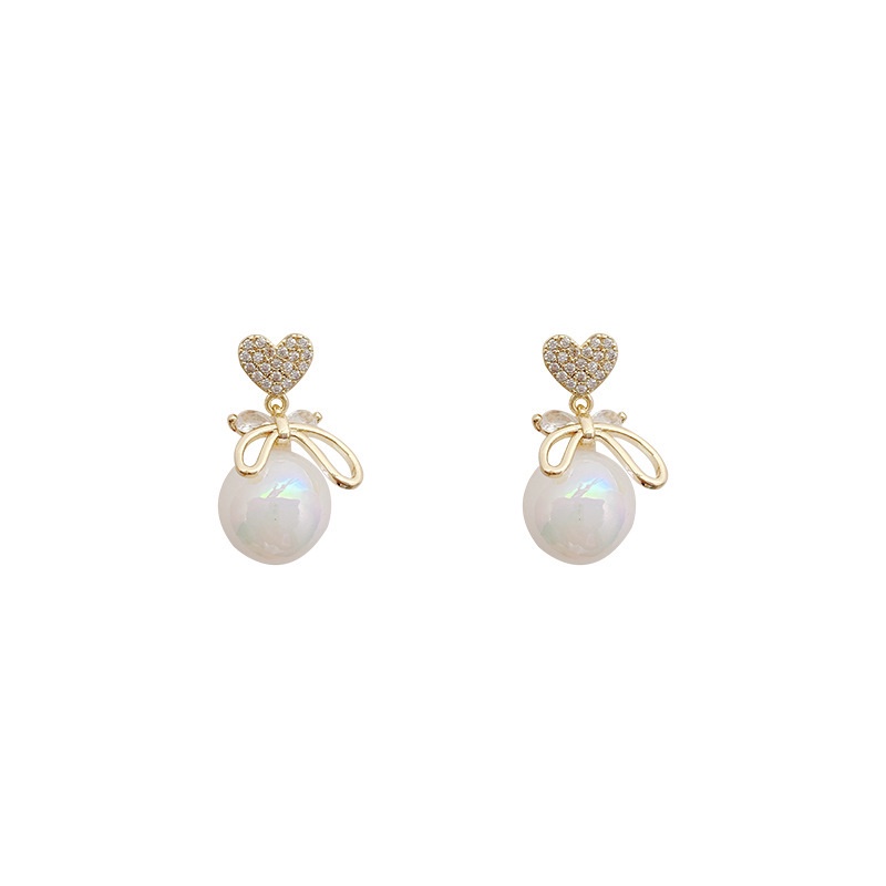 Bông Tai Mạ Bạc 925 Hình Chiếc Nơ Xinh Xắn Thời Trang 2022