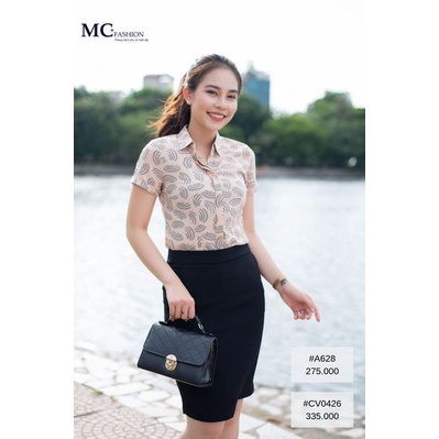 Áo Sơ Mi Nữ Cao Cấp Đẹp Tay Ngắn Thời Trang Công Sở Mc Fashion A628