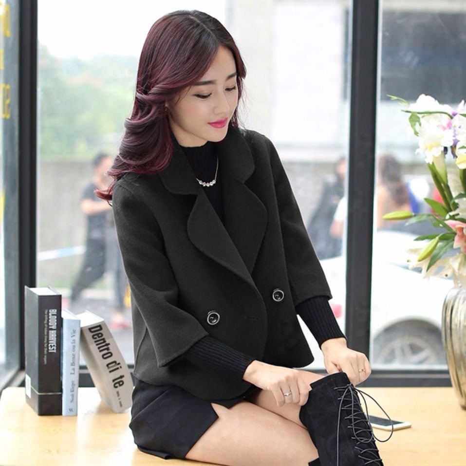 Áo dạ tay lỡ - siêu sang chảnh, dễ mix đồ (N5)