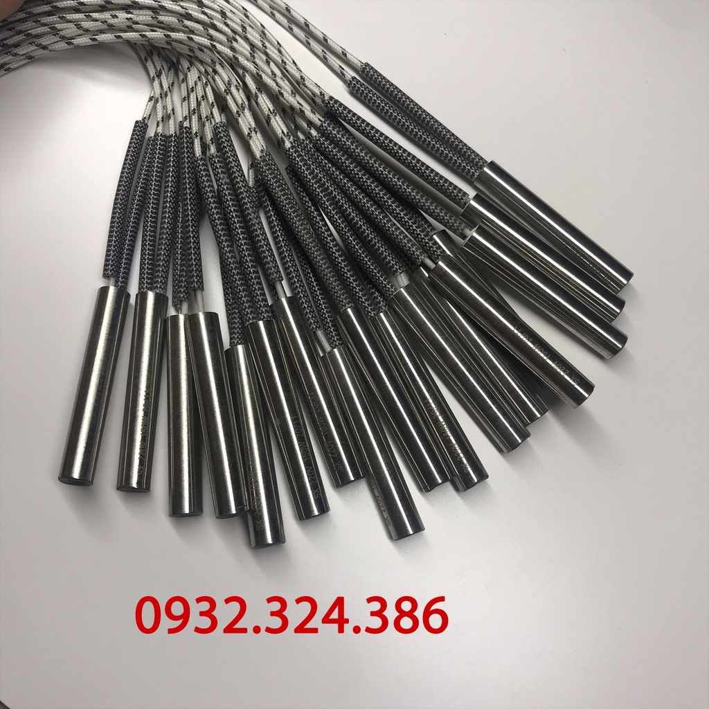 (HÀNG SẴN KHO) PHI 12, Que gia nhiệt, ti nhiệt, điện trở khô 1 đầu, điện trở đốt nóng, điện trở sấy khuôn