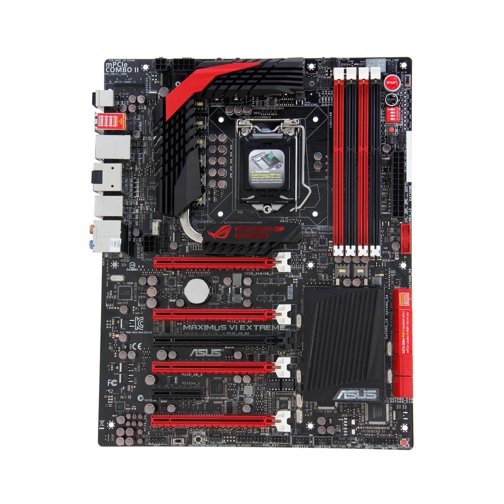 ASUS Maximus VI Extreme: LGA1150, Z87, ATX + IO Shield