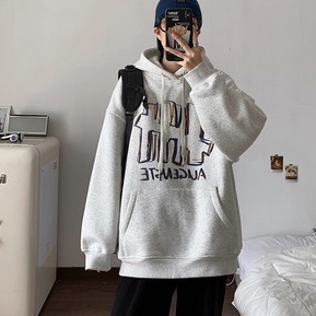 Áo hoodie IELGY form rộng phong cách Harajuku Hàn Quốc có size lớn cho nữ