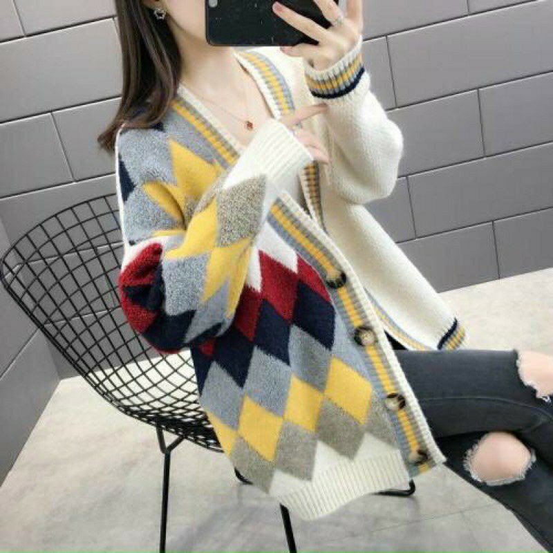 [THANH LÝ]Áo len nữ Hàn Quốc kiểu khoác nhiều màu freesize tới 60kg, áo len Nữ mỏng đẹp - LCN | BigBuy360 - bigbuy360.vn